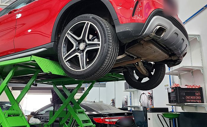 Suspensão e direção na Híbrido